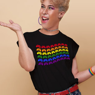 ゲーマーレインボーコントローラーゲイプライド国旗 Tシャツ