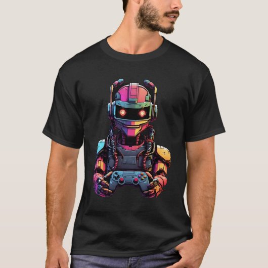 ゲーマーロボ Tシャツ (正面)