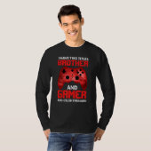 ゲーマーヴィンテージゲームBoys Brother Son Tシャツ (正面フル)