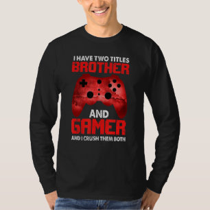 ゲーマーヴィンテージゲームBoys Brother Son Tシャツ