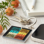 ゲーマーヴィンテージビデオゲーム制御装置 キーホルダー (正面右)