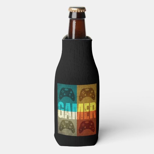 ゲーマーヴィンテージビデオゲーム制御装置 ボトルクーラー (ボトル正面)