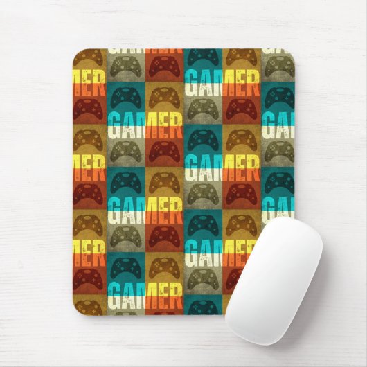 ゲーマーヴィンテージビデオゲーム制御装置 マウスパッド (マウス)