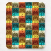 ゲーマーヴィンテージビデオゲーム制御装置 マウスパッド (正面)