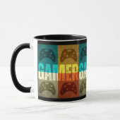 ゲーマーヴィンテージビデオゲーム制御装置 マグカップ (左)