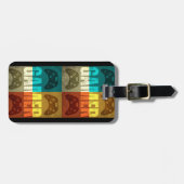 ゲーマーヴィンテージビデオゲーム制御装置 ラゲッジタグ (正面横)