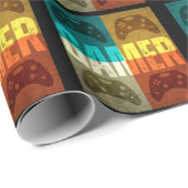 ゲーマーヴィンテージビデオゲーム制御装置 ラッピングペーパー (ロールコーナー)