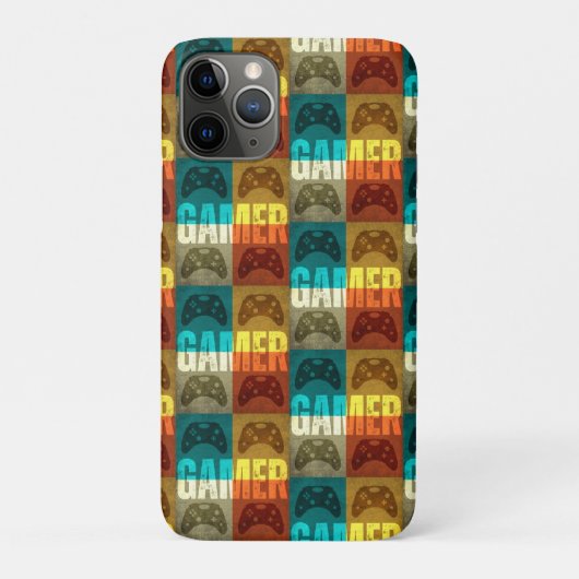 ゲーマーヴィンテージビデオゲーム制御装置 Case-Mate iPhoneケース (裏)