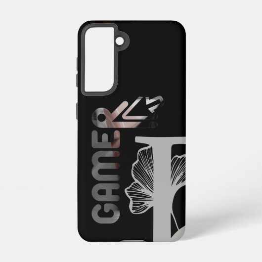 ゲーマー三星ケーストレンド抽象芸術ブラックパウダー SAMSUNG GALAXYケース (裏面)