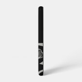 ゲーマー三星ケーストレンド抽象芸術ブラックパウダー SAMSUNG GALAXYケース (左側面)