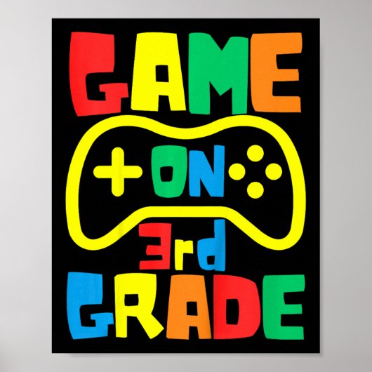 ゲーマー上の子供たちckから学校のビデオゲーム3年生 ポスター (正面)