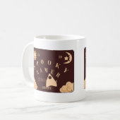 ゲーマー不気味おもしろいボードゲームのスローガン コーヒーマグカップ (正面左)