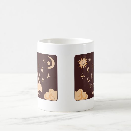 ゲーマー不気味おもしろいボードゲームのスローガン コーヒーマグカップ (中央)