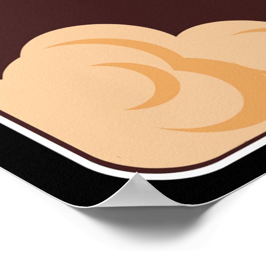 ゲーマー不気味エピックボードゲームイラストレーションアート ポスター (角)