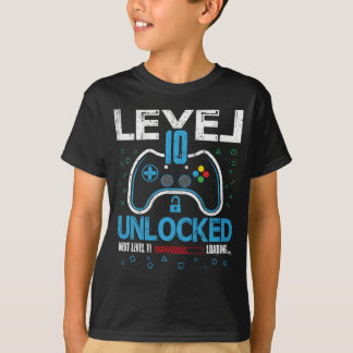 ゲーマー中は声が聞こえない 10歳の誕生日 Tシャツ