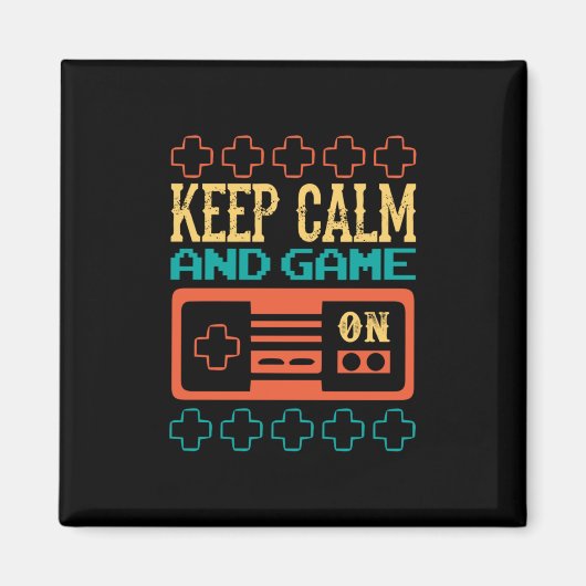 ゲーマー保ギフト落ち着き遊とゲーム マグネット (正面)