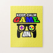ゲーマー保ギフトCalm Game On ジグソーパズル (縦)