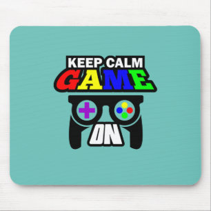 ゲーマー保ギフトCalm Game On マウスパッド
