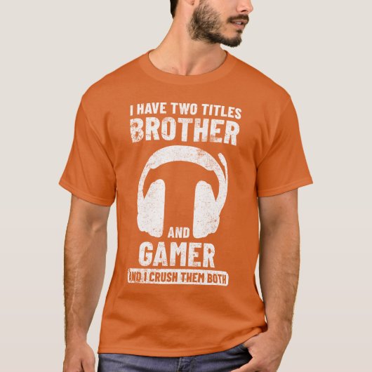 ゲーマー兄弟のゲーミングギフト Tシャツ (正面)