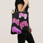 ゲーマー制御 トートバッグ (クローズアップ)