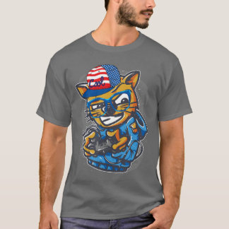 ゲーマー向けのビデオゲーム ゲーミングチェアとマッチ Tシャツ