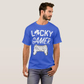 ゲーマー向けの楽しい聖パトリックの日ギフト Tシャツ (正面フル)