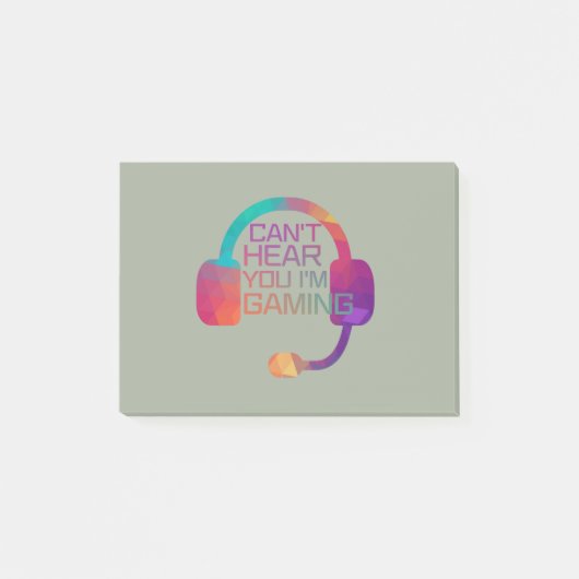 ゲーマー向けゲーミングイヤホン ポストイット (正面)