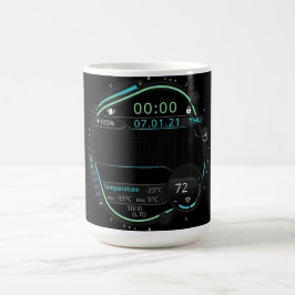 ゲーマー向けセットアップの雰囲気デジタルマグ コーヒーマグカップ