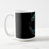 ゲーマー向けセットアップの雰囲気デジタルマグ コーヒーマグカップ (左)