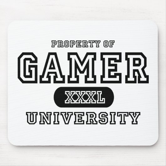 ゲーマー大学 マウスパッド (正面)