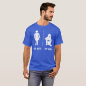 ゲーマー夫婦の贈り物、面白いゲーム夫のギフト Tシャツ (正面フル)