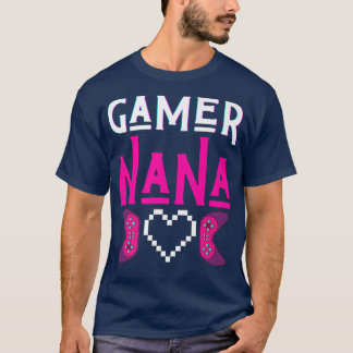 ゲーマー奈々おばあちゃん遊ビデオゲーおもしろいムMimi Gam Tシャツ