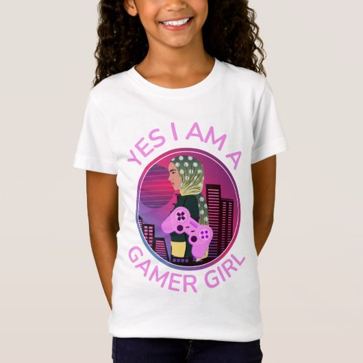ゲーマー女子です Tシャツ (正面)
