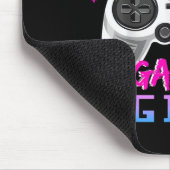ゲーマー女子の姉妹のビデオゲーム 誕生日 マウスパッド (コーナー)