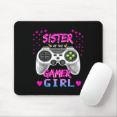 ゲーマー女子の姉妹のビデオゲーム 誕生日 マウスパッド (マウス)