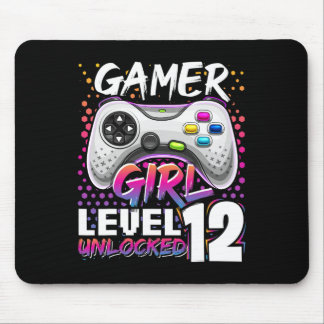 ゲーマー女子レベル12解除 ビデオゲーム12歳の誕生日 マウスパッド