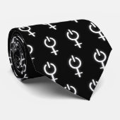 ゲーマー女性用ガールパワー電子シンボル ネクタイ (ロール)