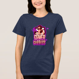 ゲーマー女神の女性ゲーマー トライブレンドＴシャツ