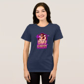 ゲーマー女神の女性ゲーマー トライブレンドＴシャツ (正面全面)