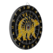 ゲーマー威厳のあるのベアデザイン ダーツボード (正面左)