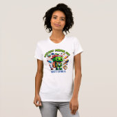 ゲーマー学生のための「スタディモードオン ゲーマー静かなる天才」 Tシャツ (正面フル)