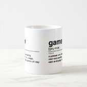 ゲーマー定義 コーヒーマグカップ (中央)