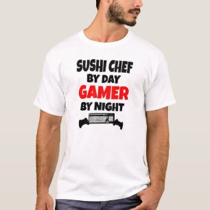 ゲーマー寿司職人 Tシャツ