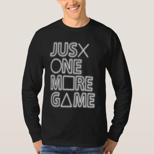 ゲーマー専用 もう1ゲーム コンソールコントローラー Tシャツ (正面)