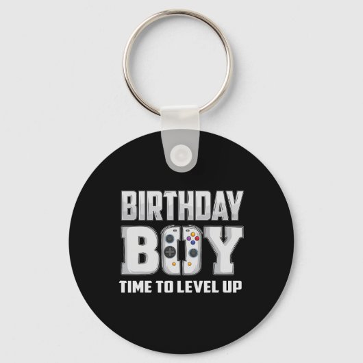 ゲーマー必見!レベルアップおめでとう 誕生日ギフト 5 キーホルダー (正面)