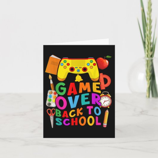 ゲーマー必見!学校が始まるよ コントローラー 1日目 カード (正面)