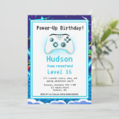 ゲーマー必見！16歳の誕生日パーティー招待状 - クリティカルヒット！ 招待状 (スタンド正面)