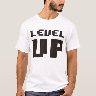 ゲーマー愛好家のユーモアたっぷりのTシャツギフトにおすすめの「レベルアップ」 Tシャツ