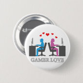 ゲーマー愛 缶バッジ (正面&裏面)
