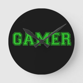 ゲーマー最指名手配 ラウンド壁時計